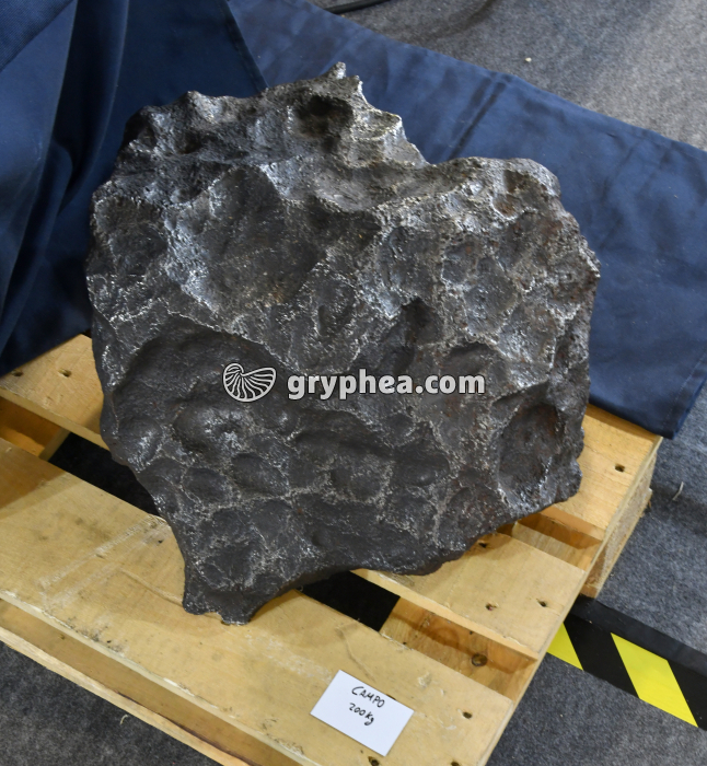Météorite (diamètre 50 cm, 200 kg) - gryphea.org